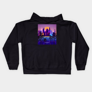 Los Angeles Synth City Kids Hoodie